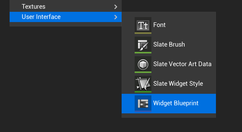 build a Widget Blueprint